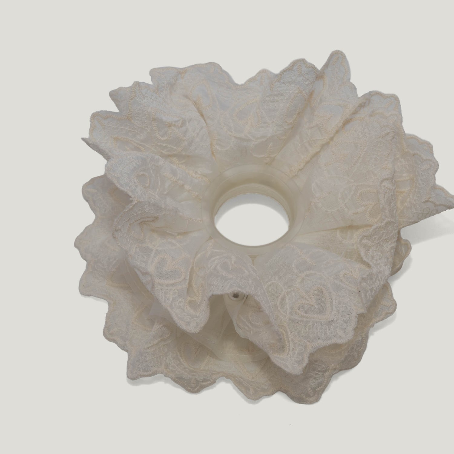 White Lace Scrunchie
